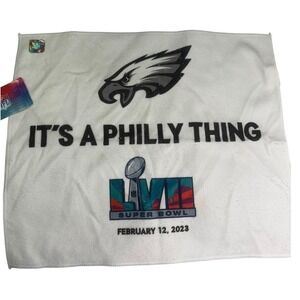 NFL Philadelphia Eagles Super Bowl LVII Rally Towel It\'s a Philly Thing White